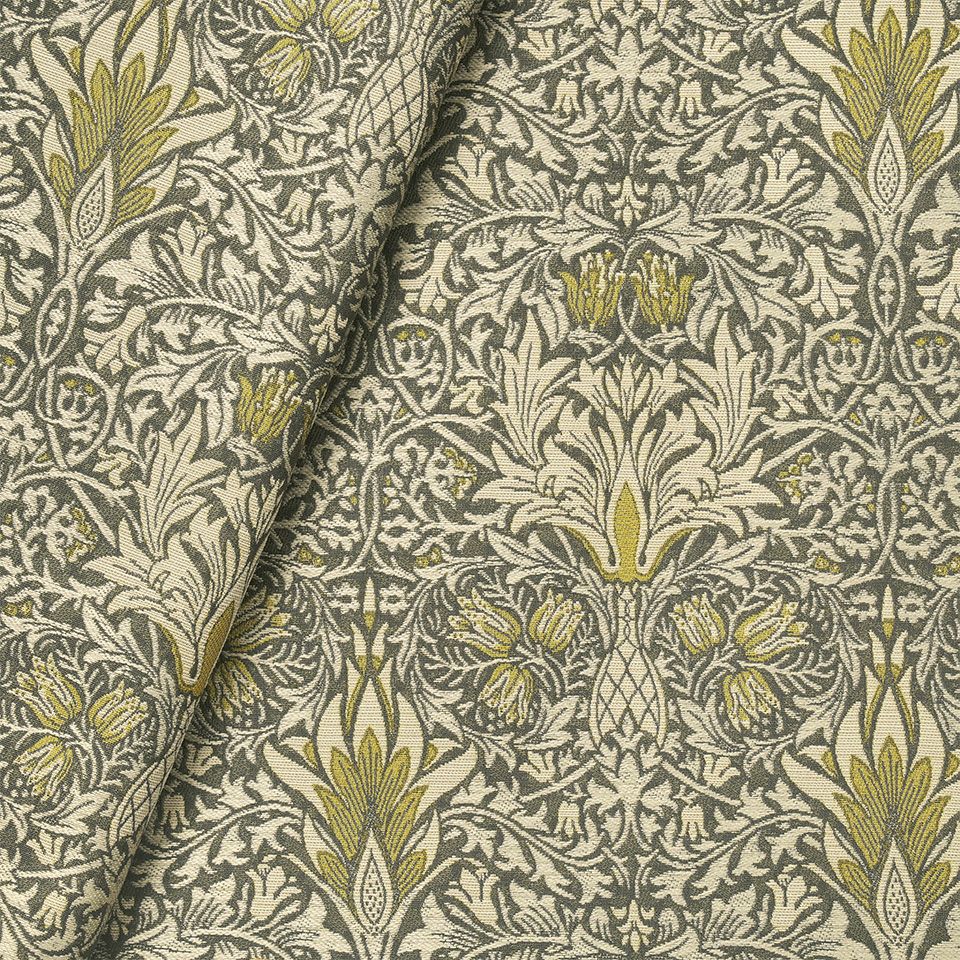 生地拡大画像／意匠糸でナチュラル感を加えて、少し鮮やかな色をアクセントにして重厚過ぎないようにしました