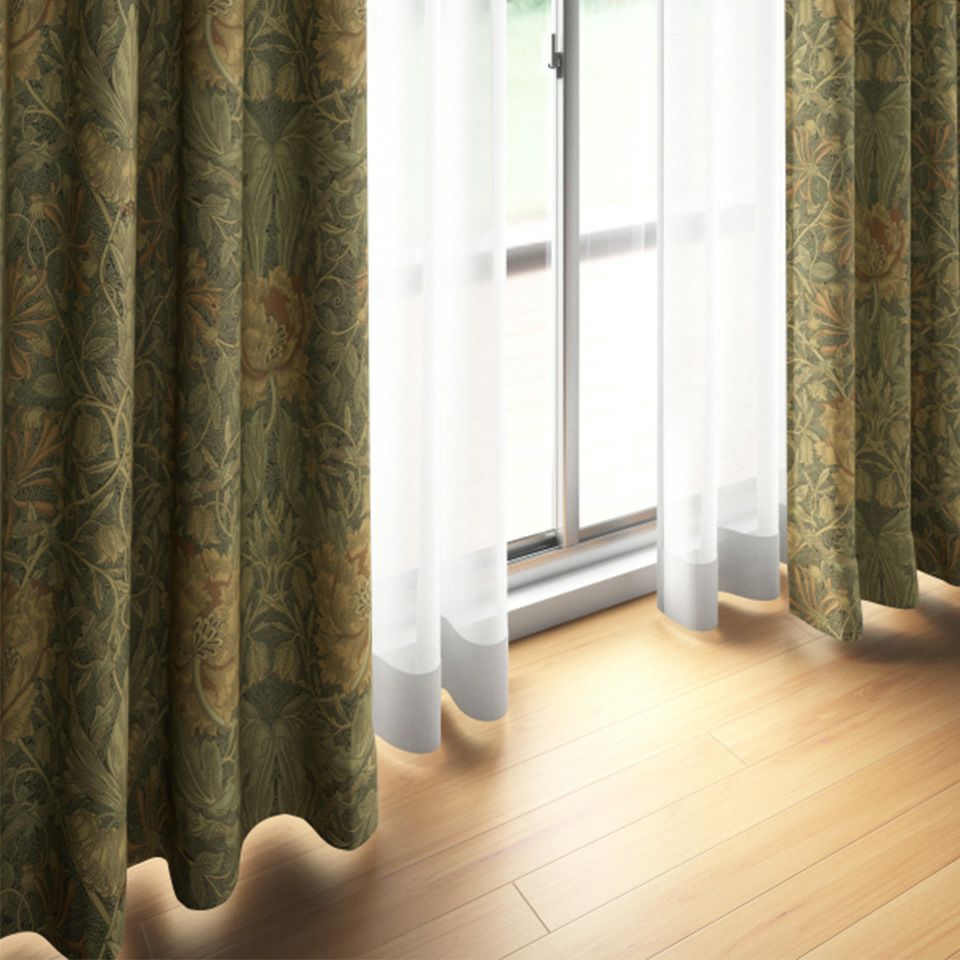 ハニーサクル＆チューリップ Morris Design Studio ドレープカーテン