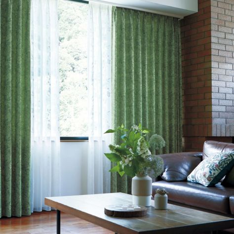 ジャスミン Morris Design Studio ドレープカーテン MM3150 【1.5倍