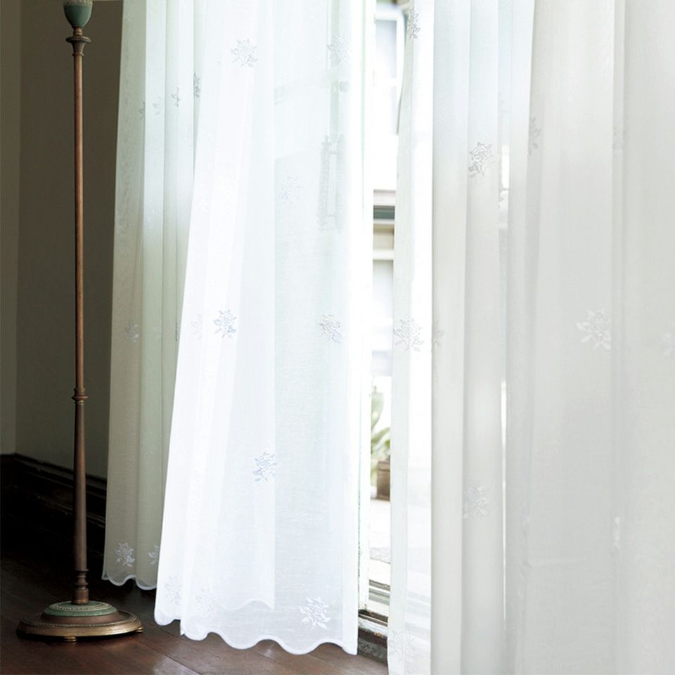 ケイティッシュローズ Morris Design Studio レースカーテン MM3162