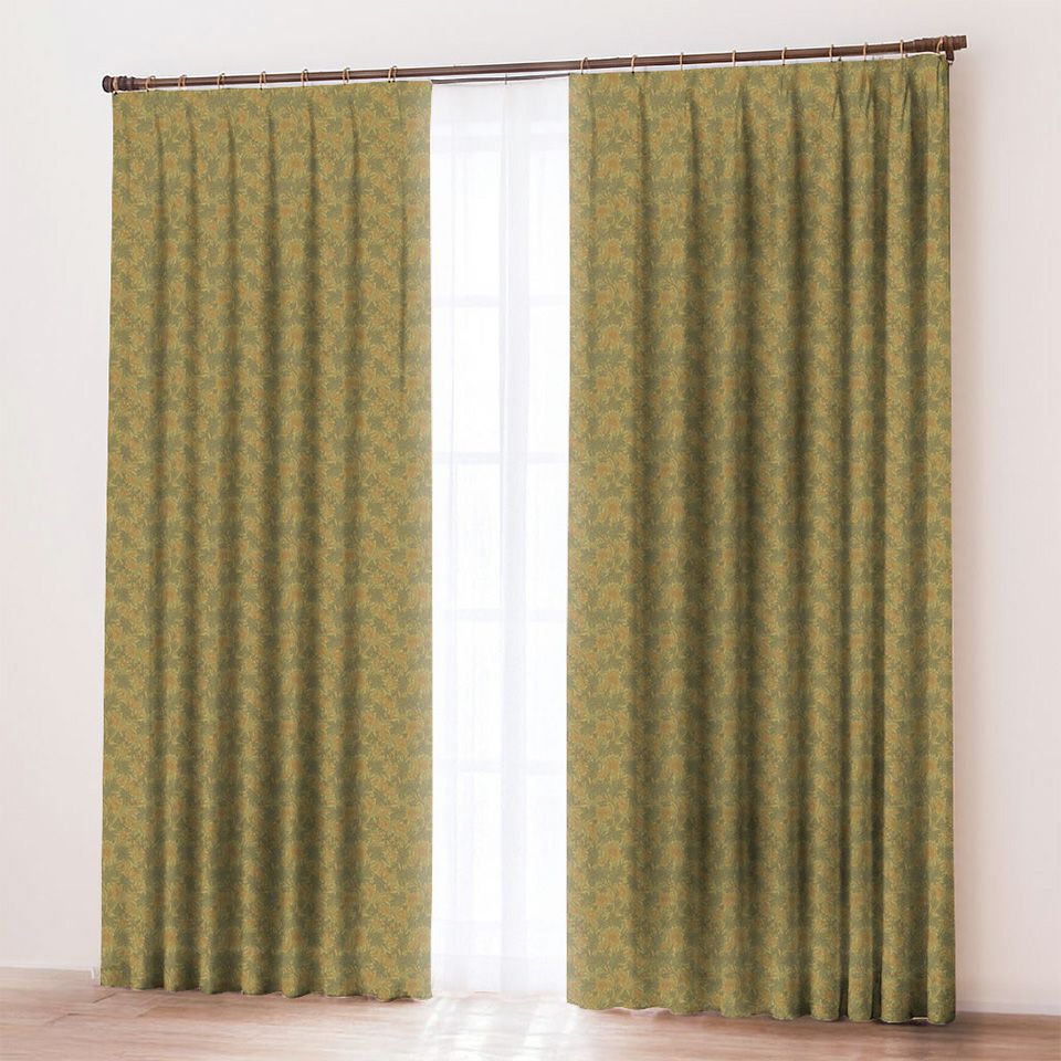 イメージ画像／地模様の葉の上に可憐なアネモネの花を配した、やさしい柄です